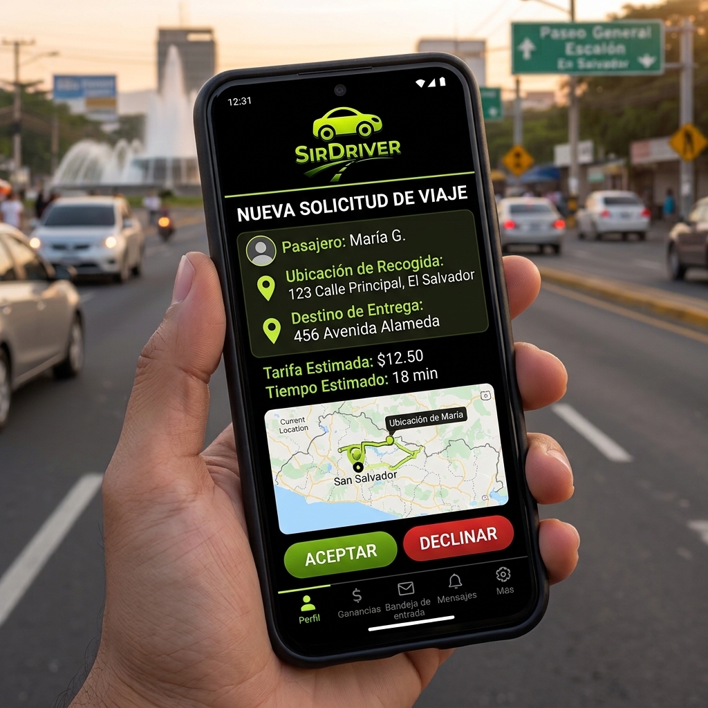 Teléfono mostrando opciones de gestión de un viaje
